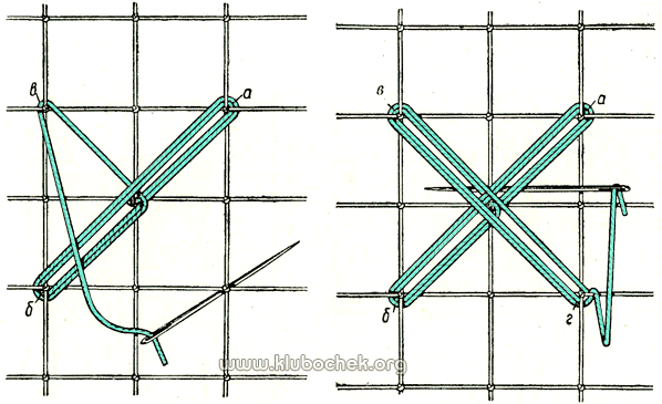 2-й прием выполнения ромашки