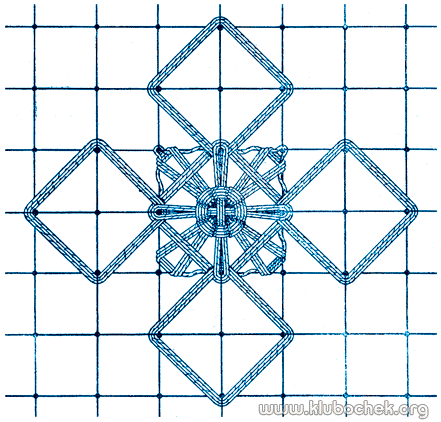 Цветок с ромашкой в центре