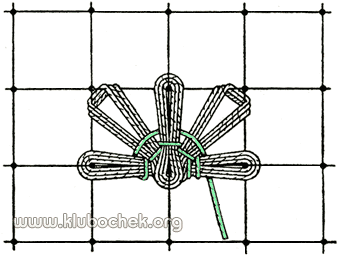 Лапка из пяти лепестков