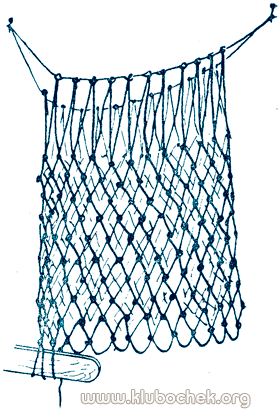 Второй способ плетения сумки по кругу
