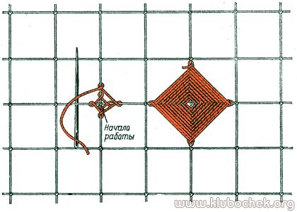 Рубчатые ромбики