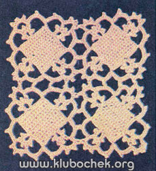 Мотив для шали с каймой