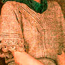 Летняя блузка и юбка с мережками