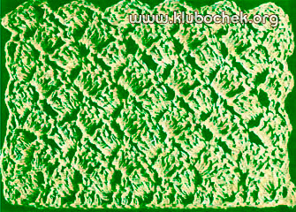 Образец ажурной вязки