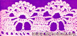 Краевое кружево с цветами