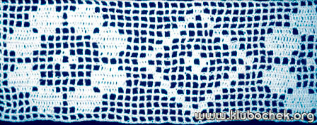 Филейное простое кружево к сарафану