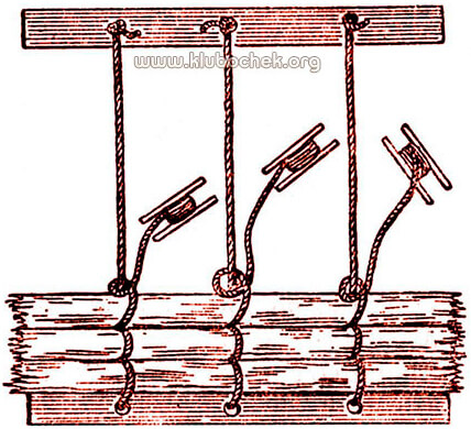 Рогулька, или катушка, для плетения циновки