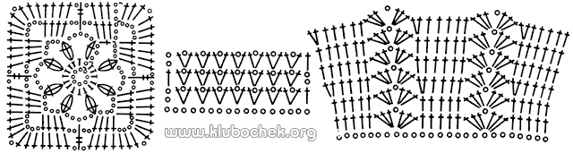 Схемы узоров для детского сарафана / www.klubochek.org