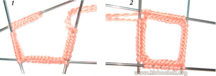 Круговое вязание на 5 спицах