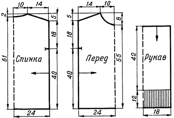 Выкройка кофты